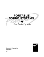 Fender Passport-P250 - Owners Manual